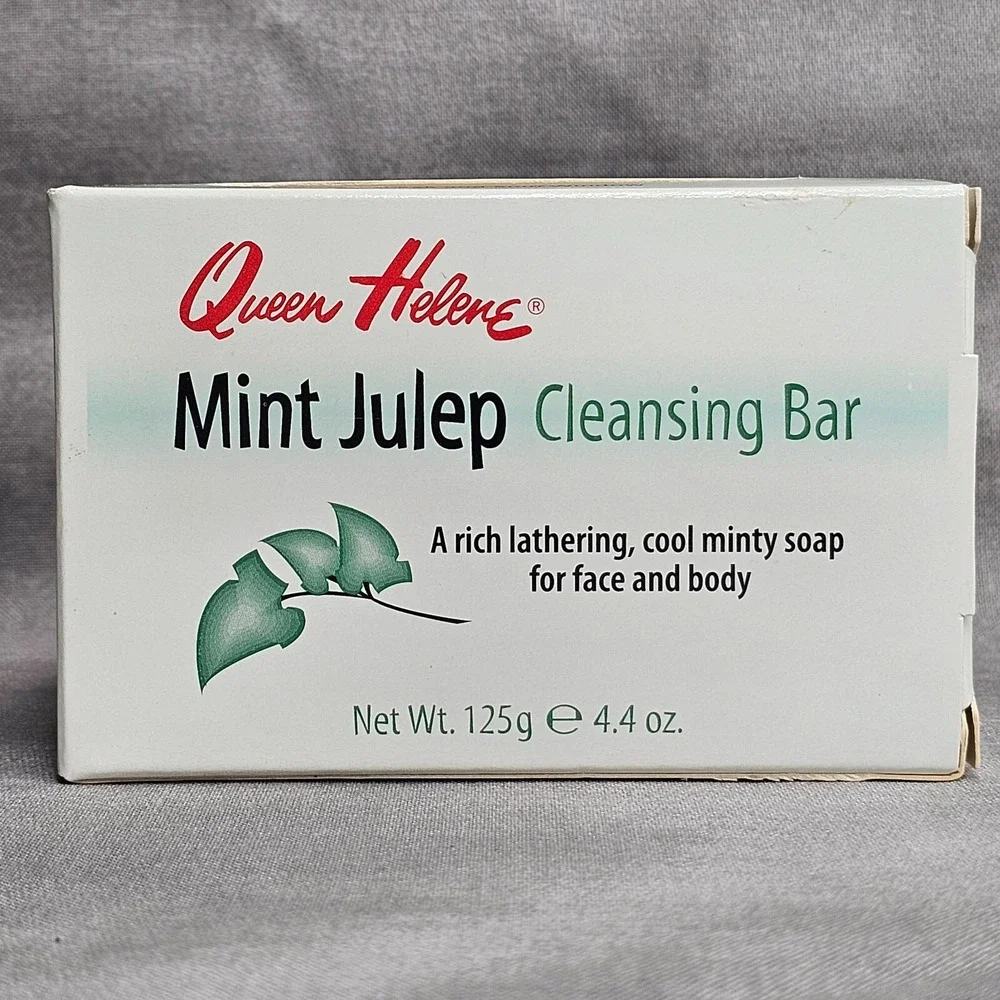 QUEEN HELENE Mint Julep Face‎ & Body Bar Soap 4.4 oz NEW & SEALED